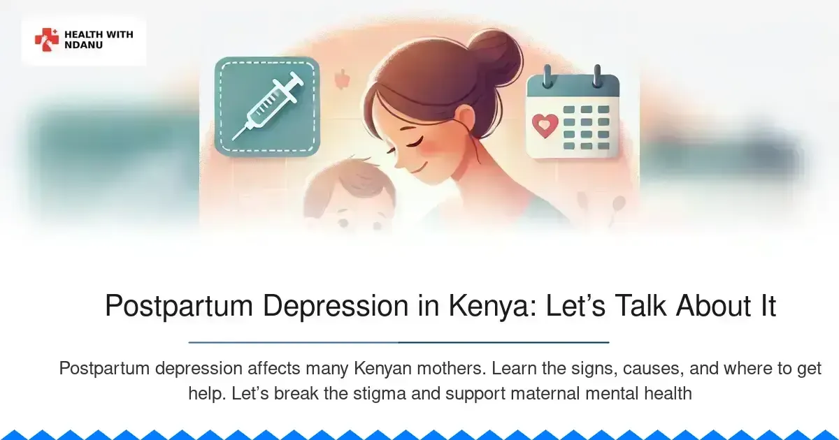  Postpartum Depression in Kenya: Let’s Talk About It