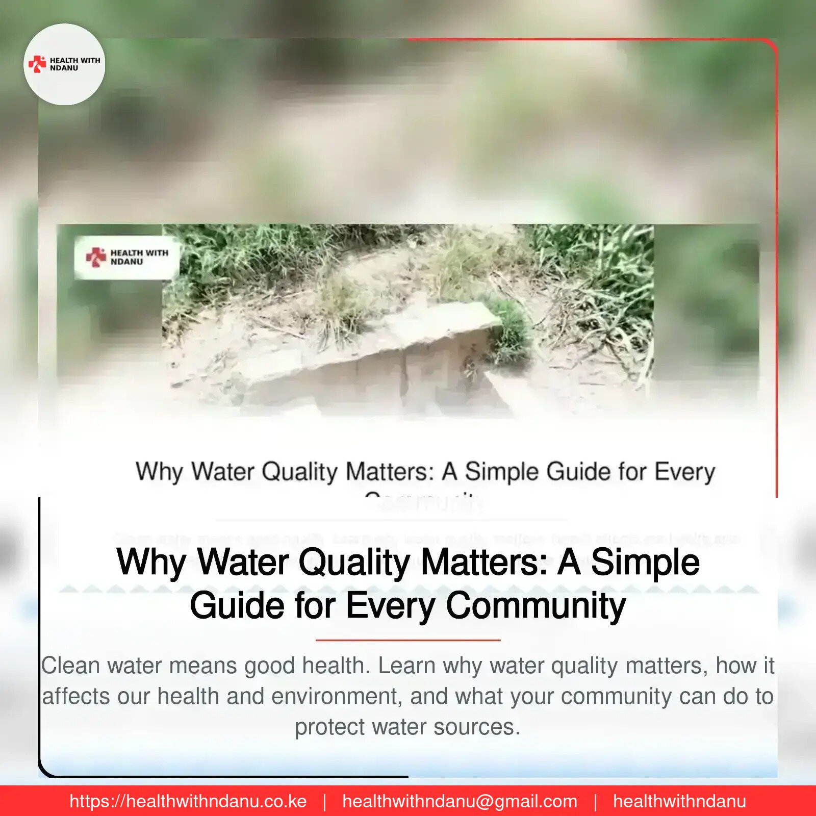 Why Water Quality Matters: A Simple Guide for Every Community