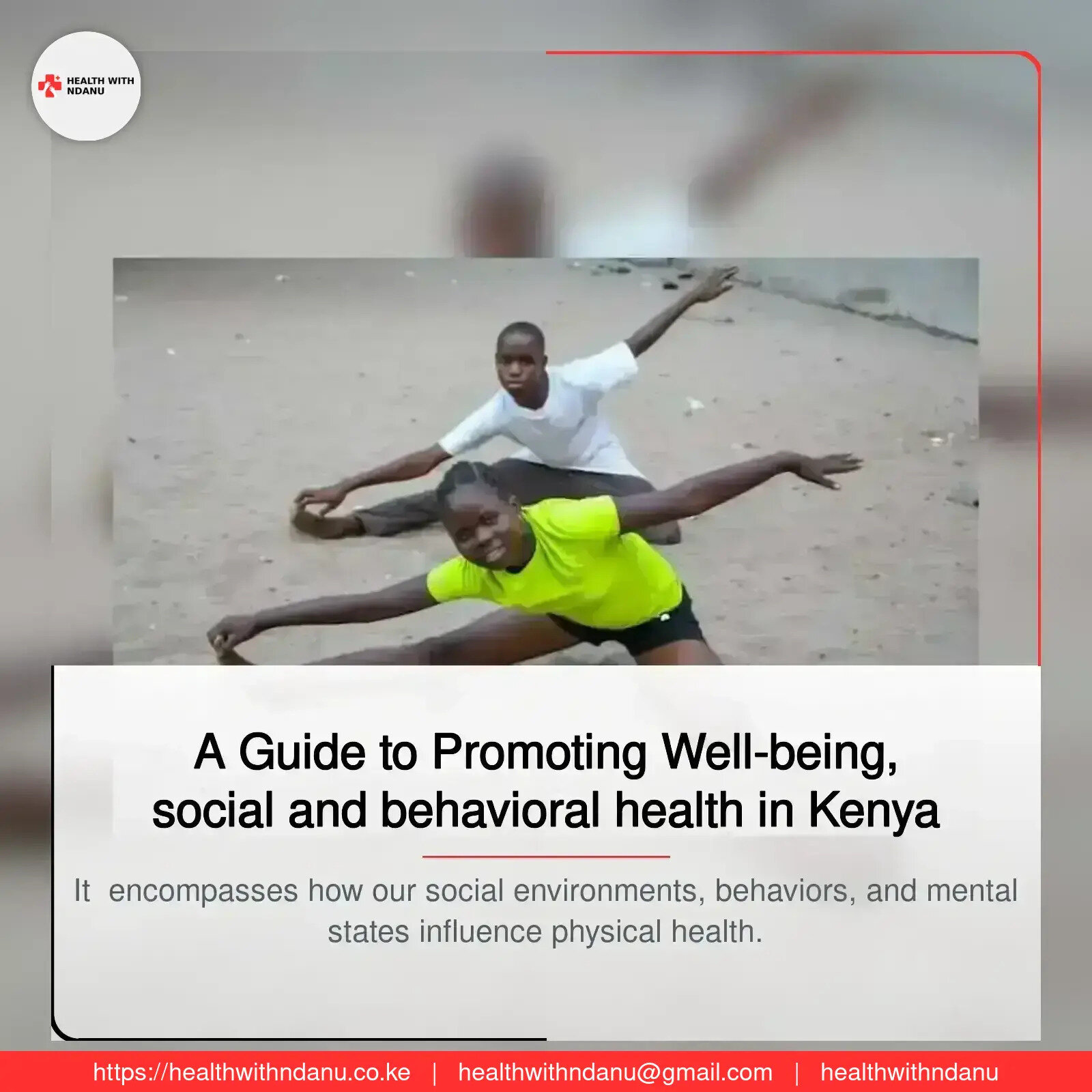 A Guide to Promoting Well-being, social and behavioral health in Kenya 