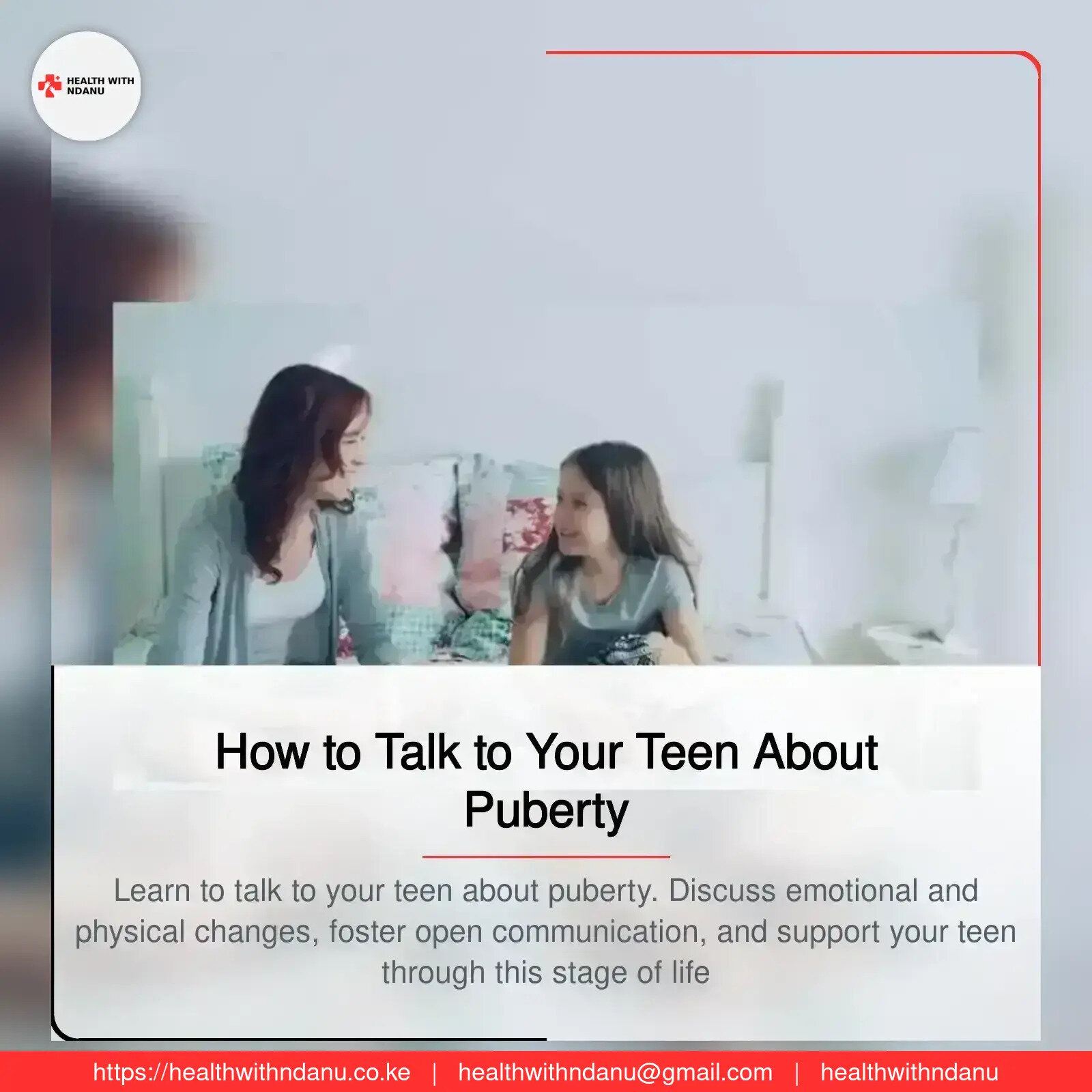 How to Talk to Your Teen About Puberty