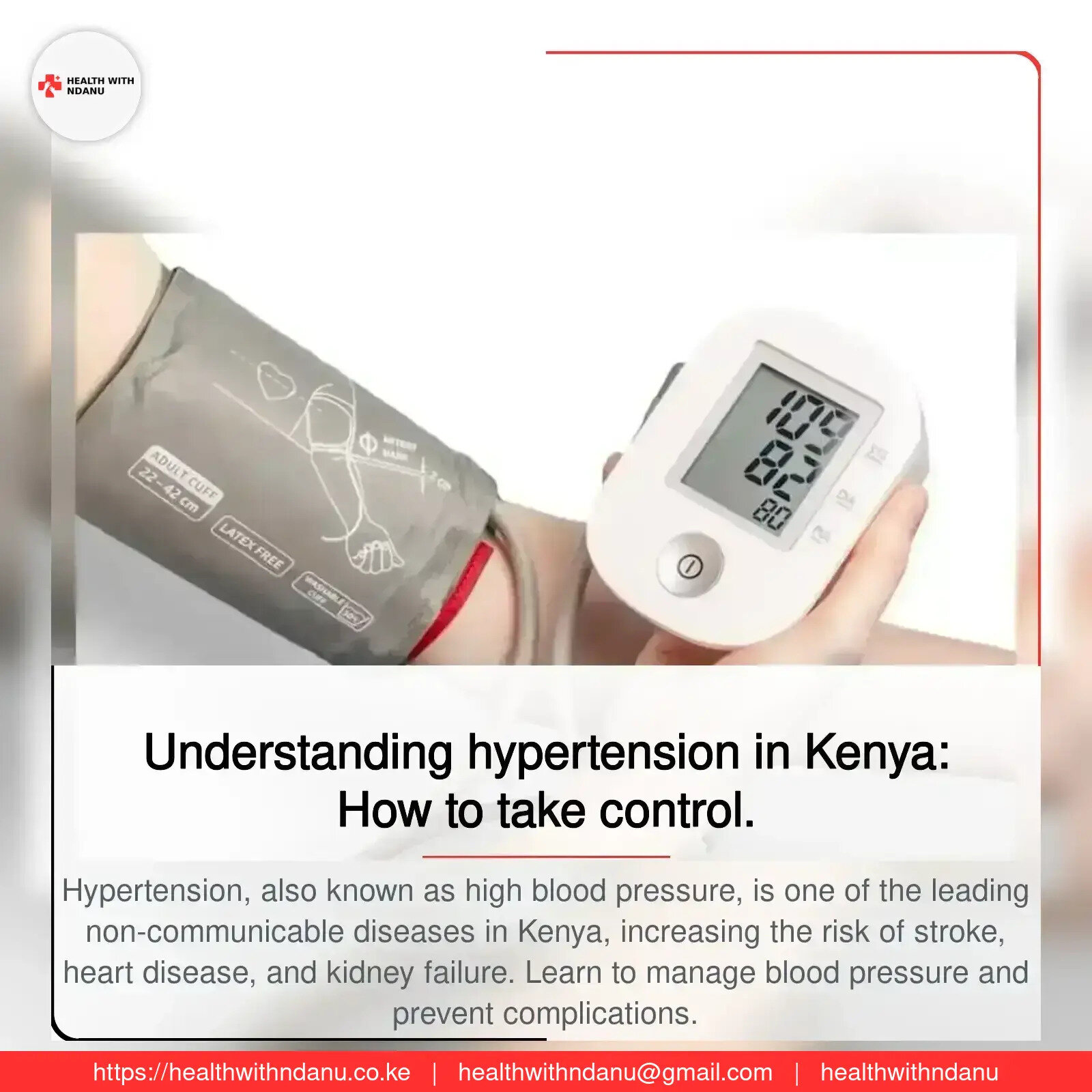 Understanding hypertension in Kenya: How to take control. 